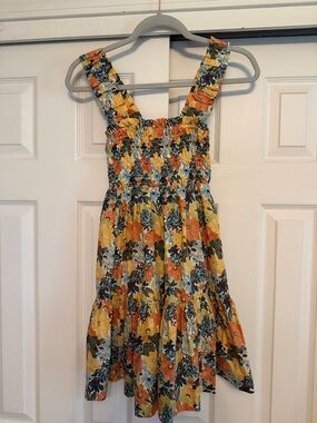 Abercrombie & Fitch Floral Smocked Mini Dress